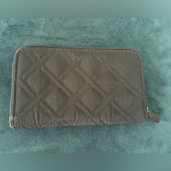 Vera Bradley Black Quilted Clutch - Picture 8 of 8
